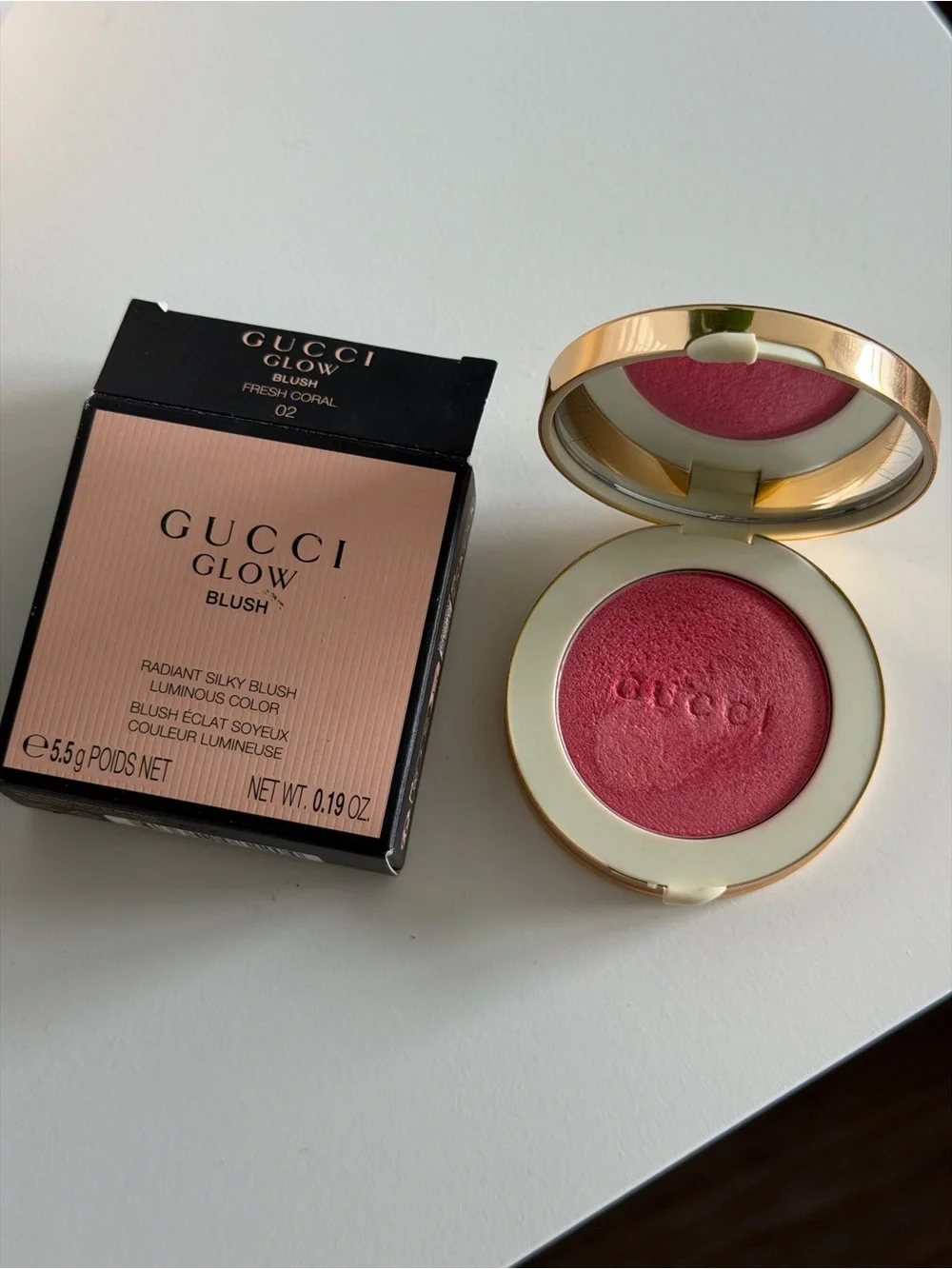 Gucci Glow Blush Compact — fresh coral Radiance